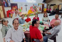 古晋圣马尔谷堂区华人教友与原住民共庆中秋