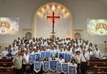 八打灵永援圣母区团检阅典礼